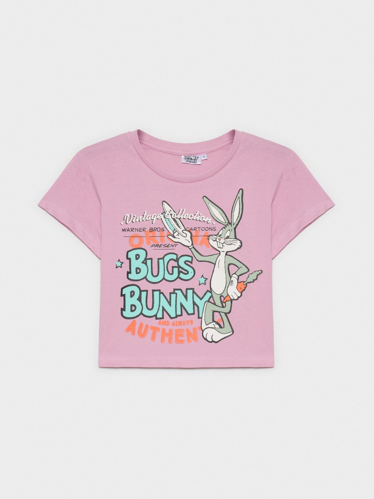  Camiseta  Bugs Bunny malva