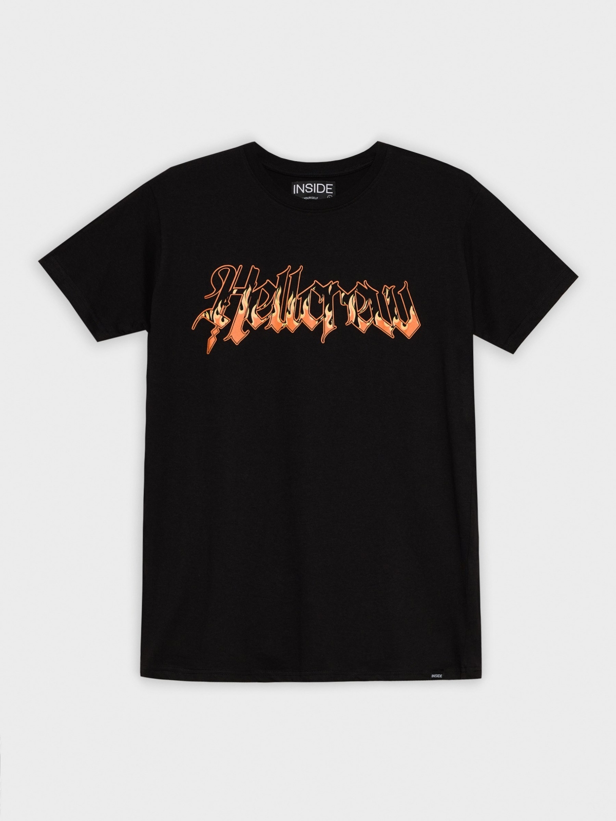  Camiseta Hell negro