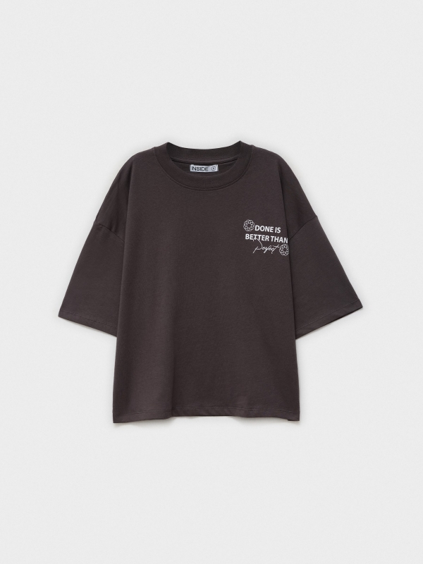 T-shirt de Doneis cinza escuro