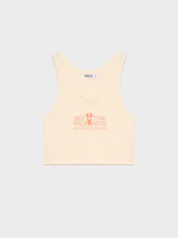  Printed tank top sand