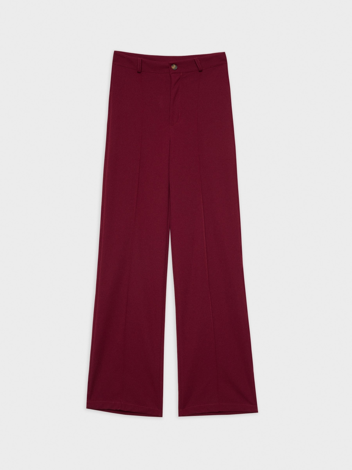  Fluid wide leg pants burgundy