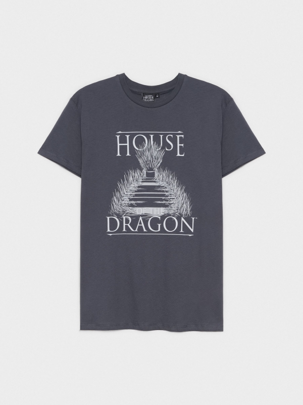  T-shirt House of the Dragon cinza escuro