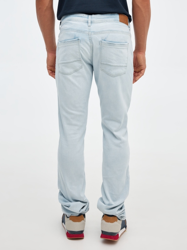 Calças de ganga azul calças de ganga normais azul vista geral frontal