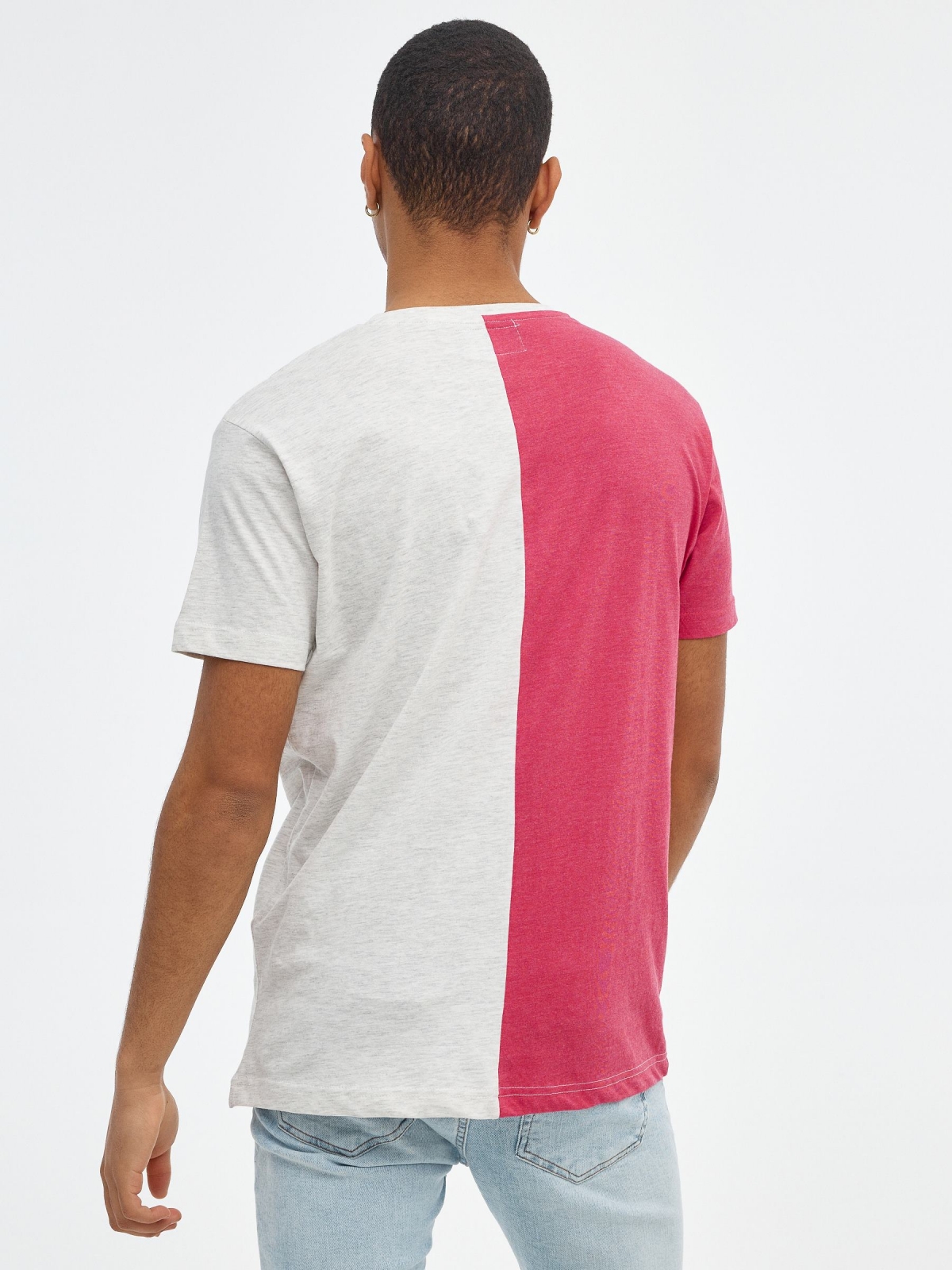 ATYPICAL T-shirt red middle back view