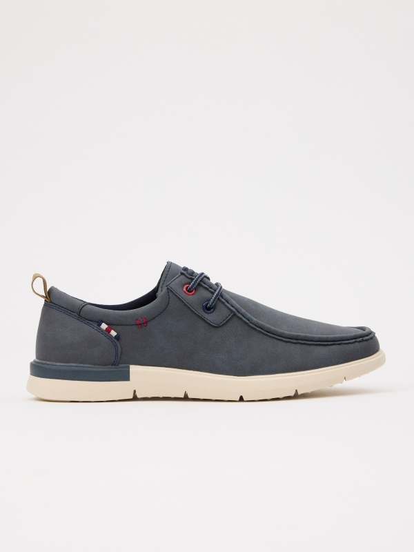 Classic wallaby lace-up shoe navy