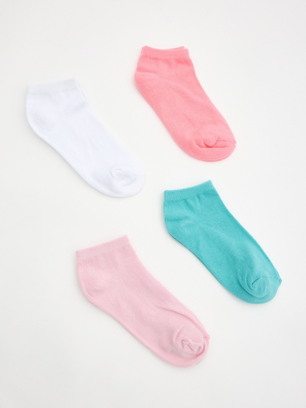 Ankle socks pack 4 assortment front view