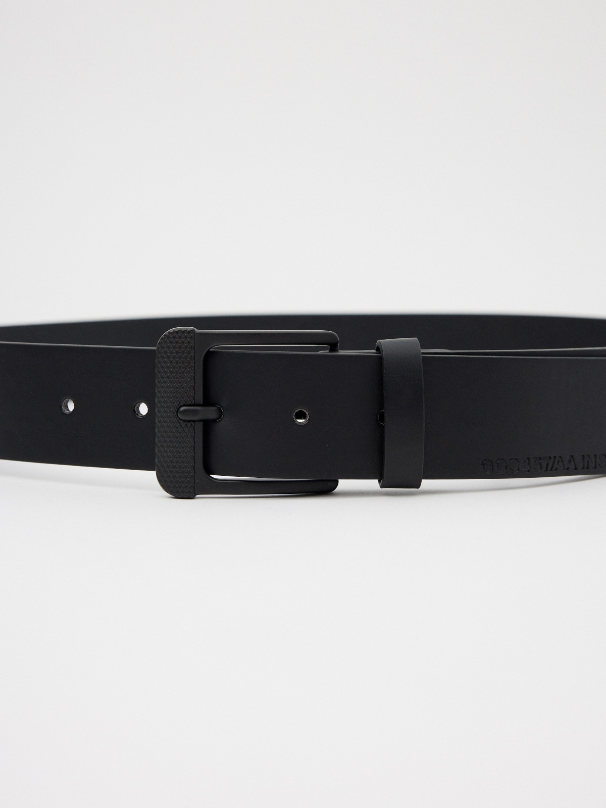 Black belt serigraphy black buckle