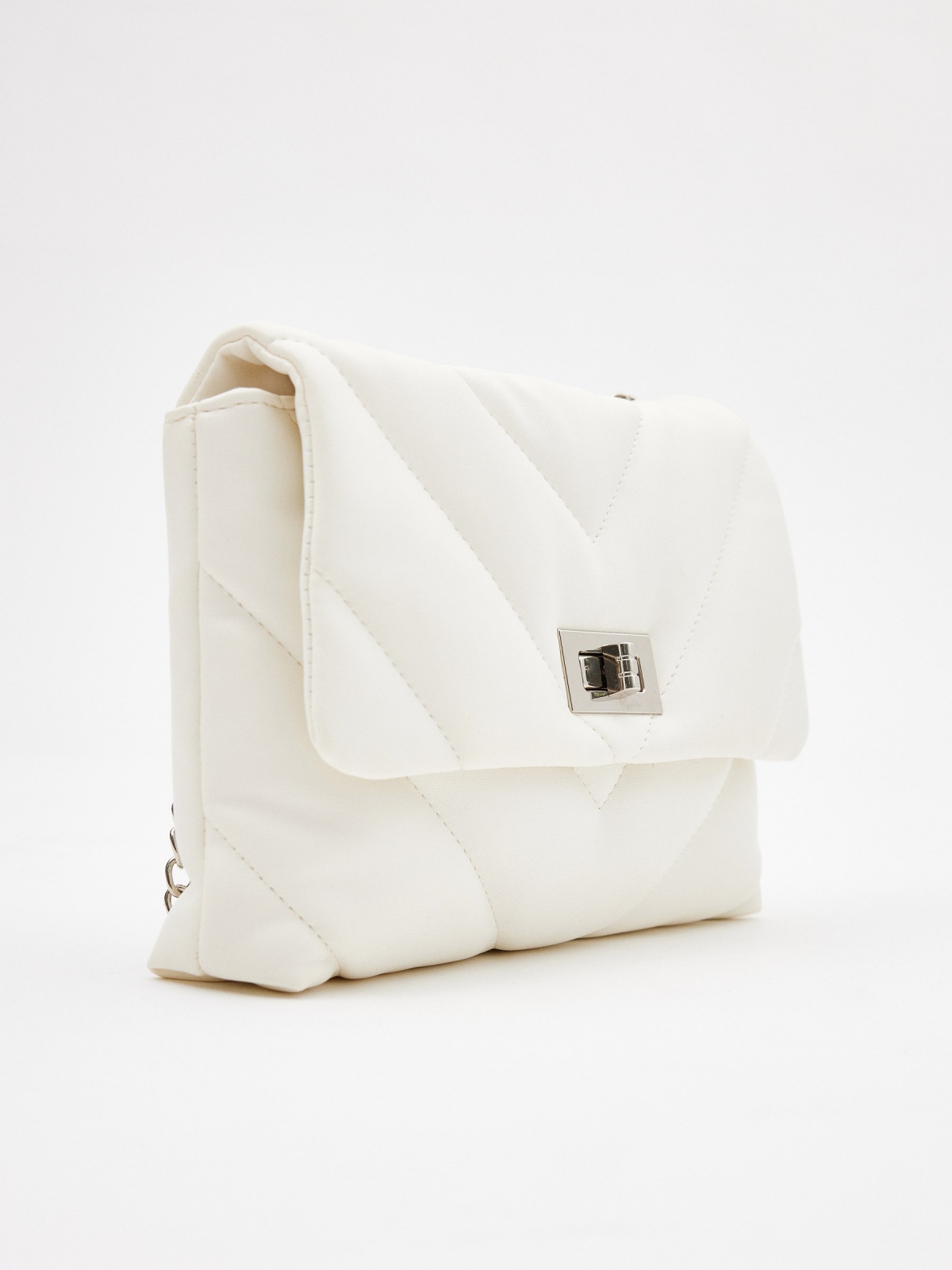 Handbag 24x16cm off white back view