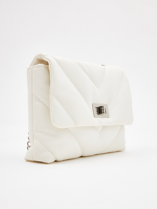 Handbag 24x16cm off white back view