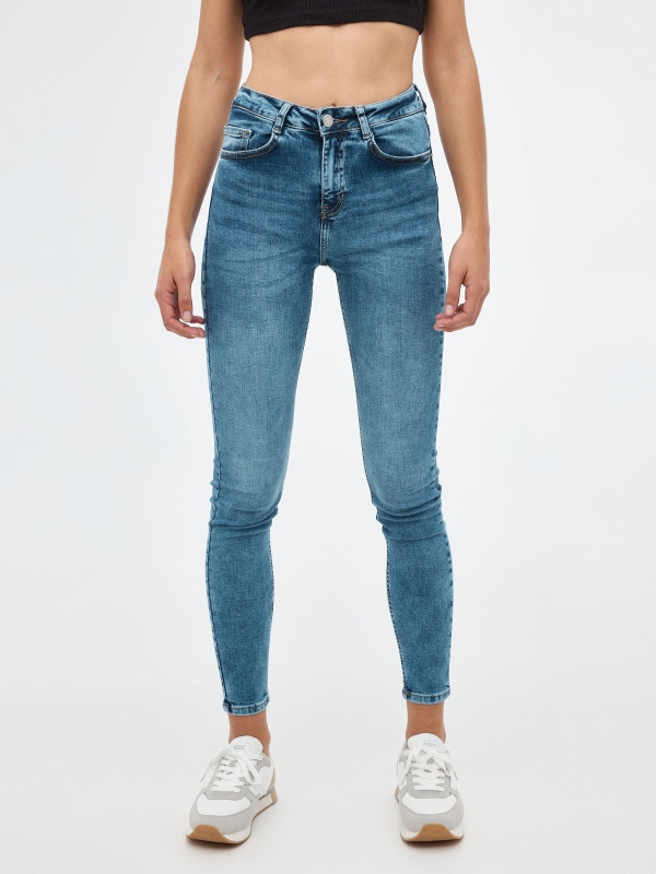 Medium Skinny Jeans blue middle front view