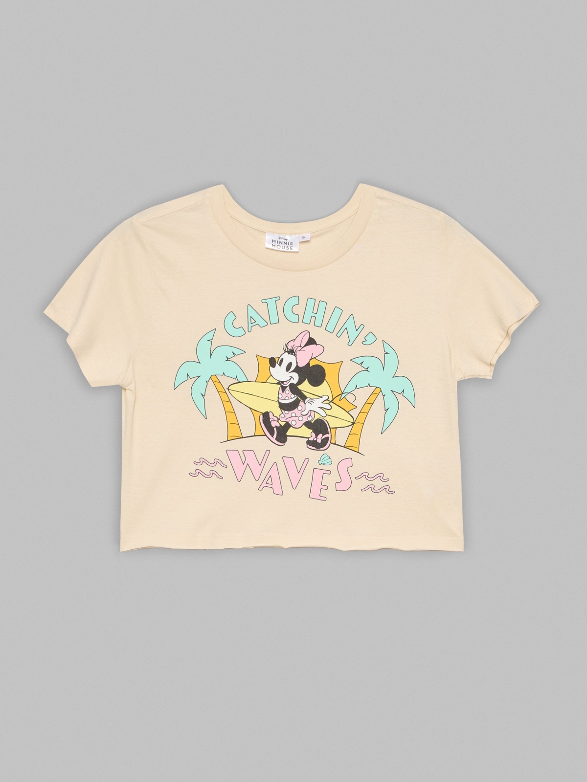  Minnie print t-shirt sand