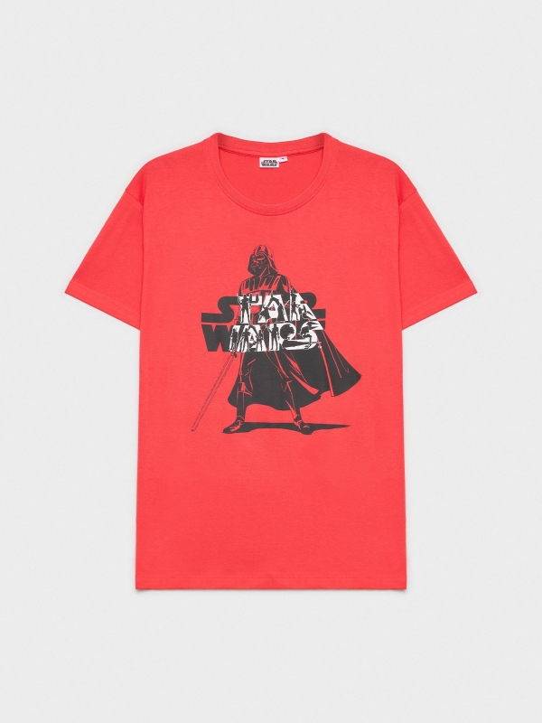  Camiseta Star Wars rojo