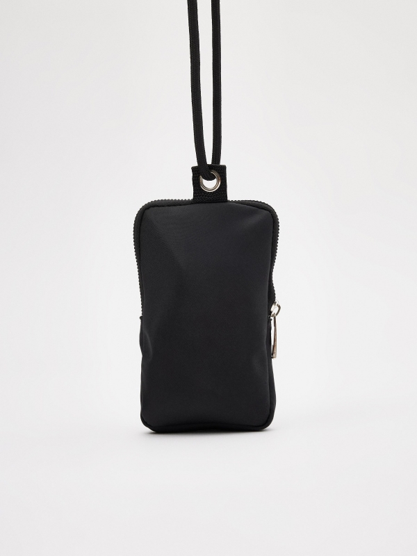 Handbag 18x11x2cm black back view