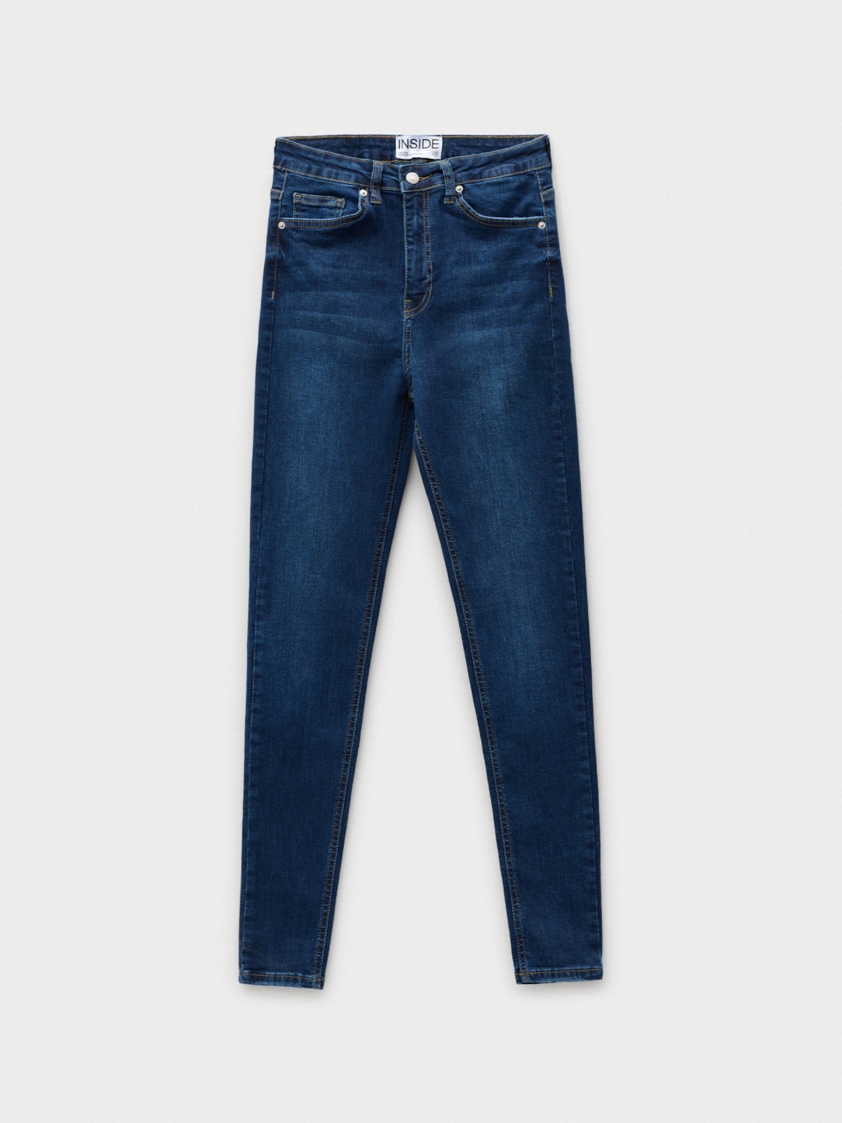  Mid rise skinny jeans blue
