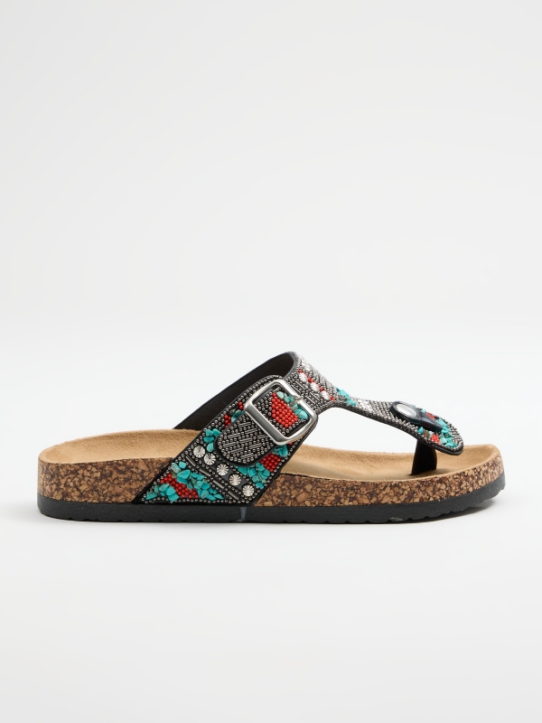 Ethnic spade sandal