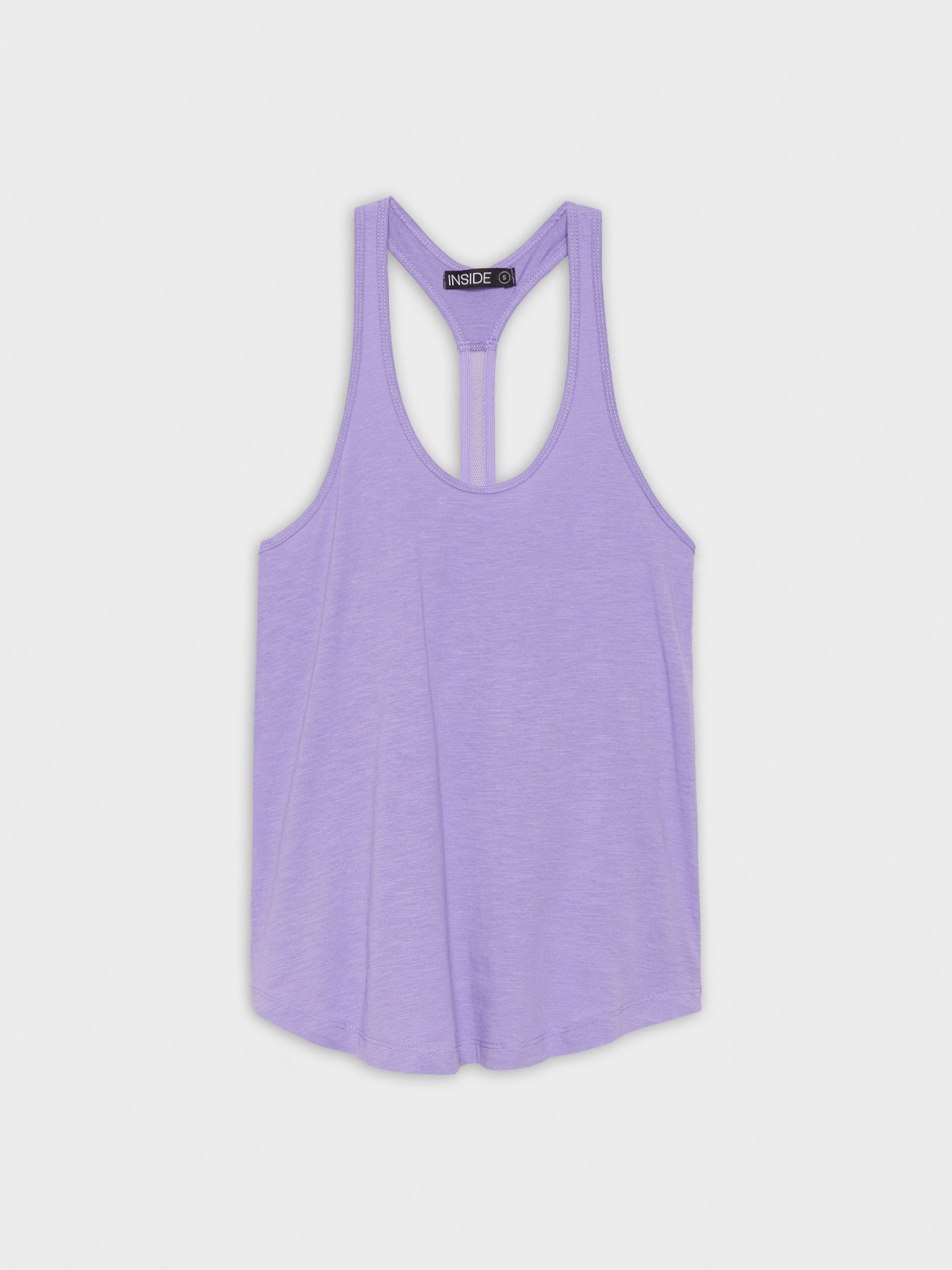  Camiseta espalda nadadora lila