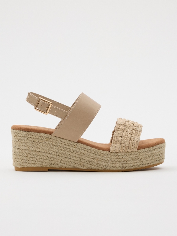 Spade wedge with natural jute sand