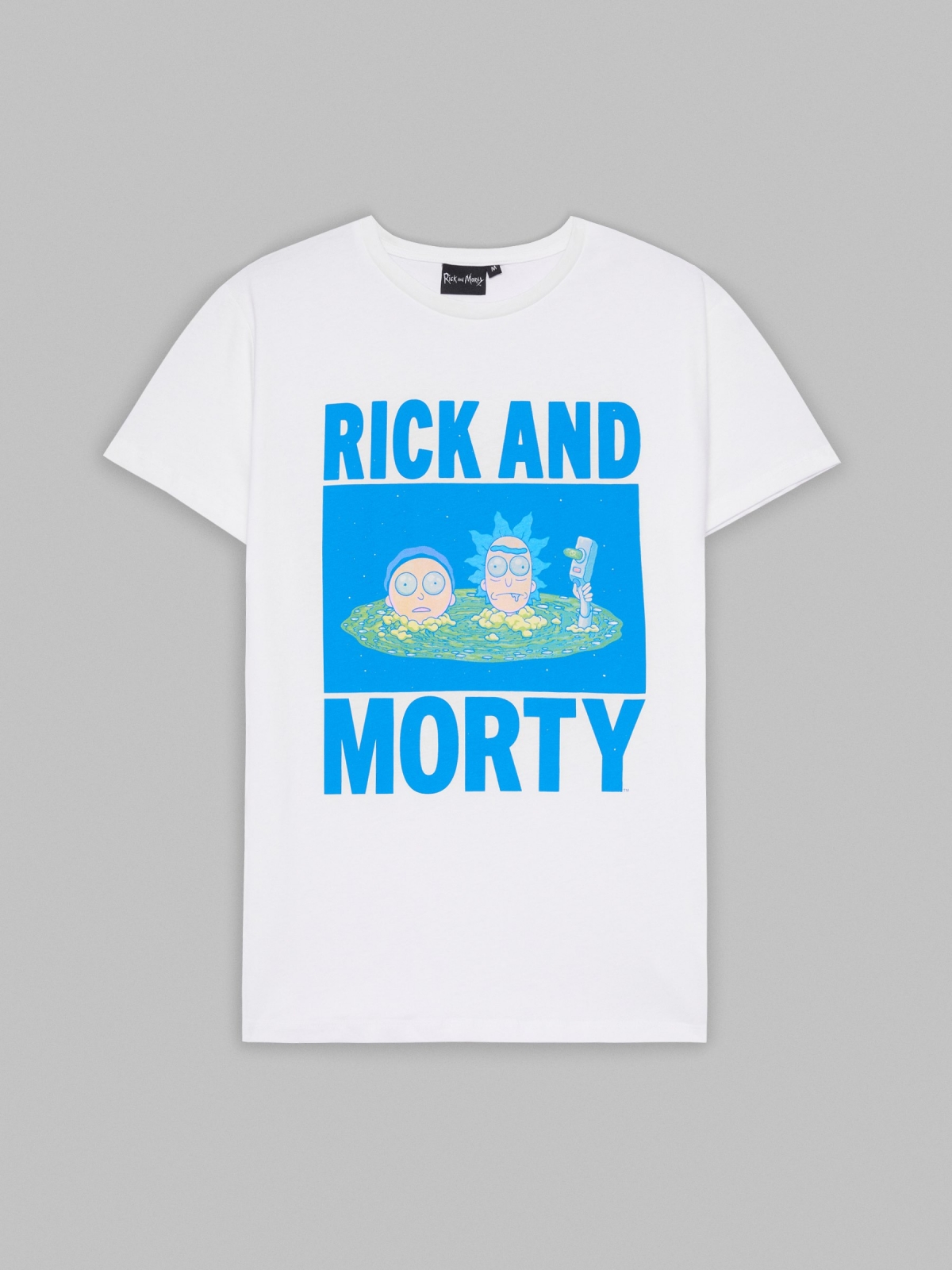  Camiseta Rick & Morty blanco
