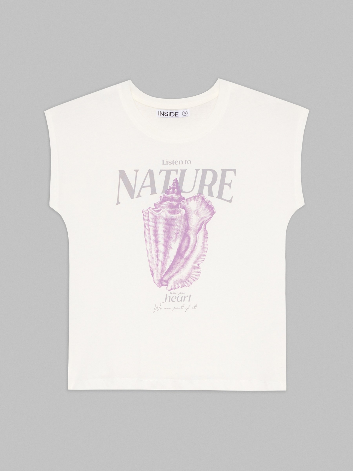  T-shirt with print off white