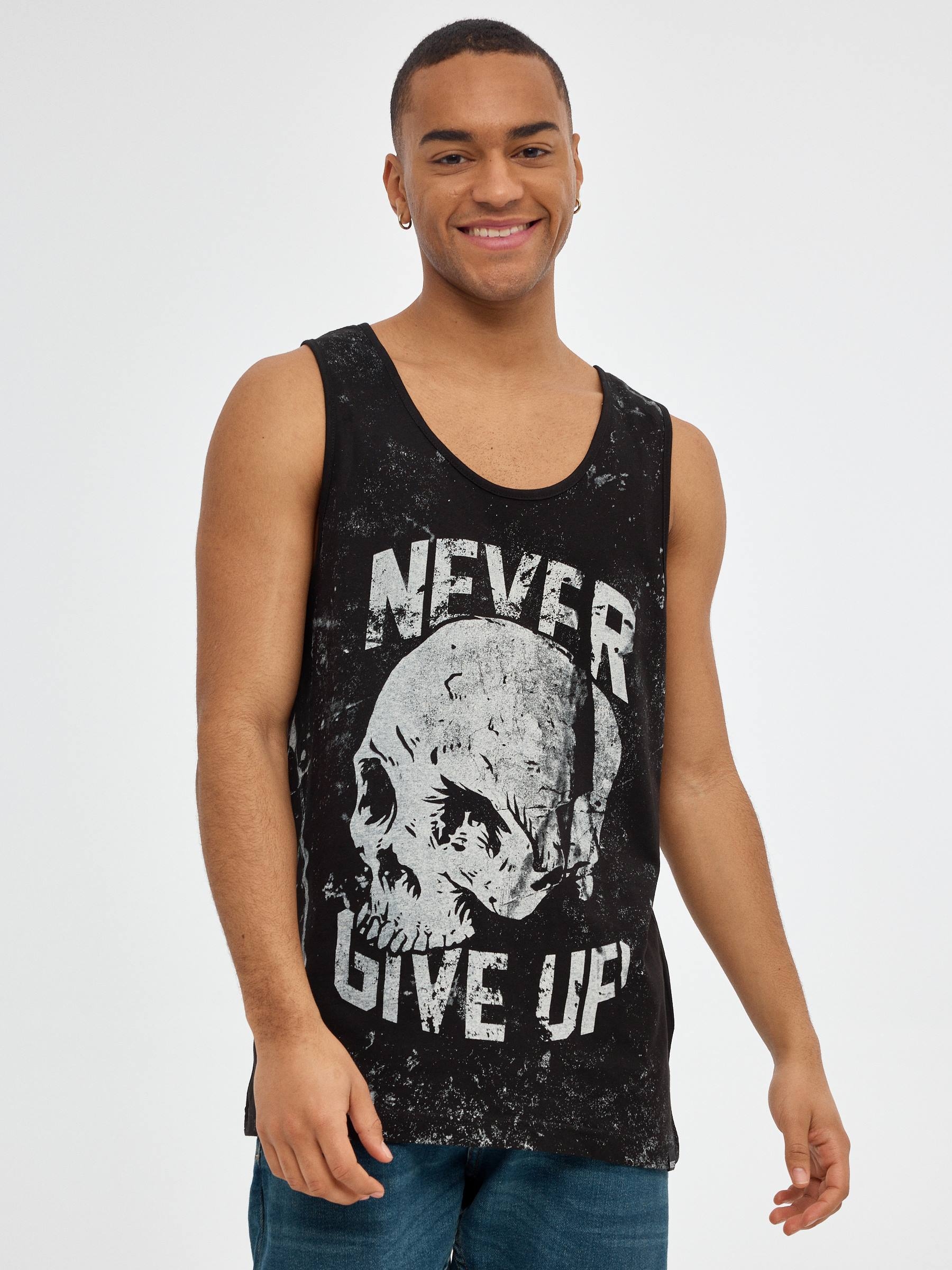 Camiseta de tirante con calavera