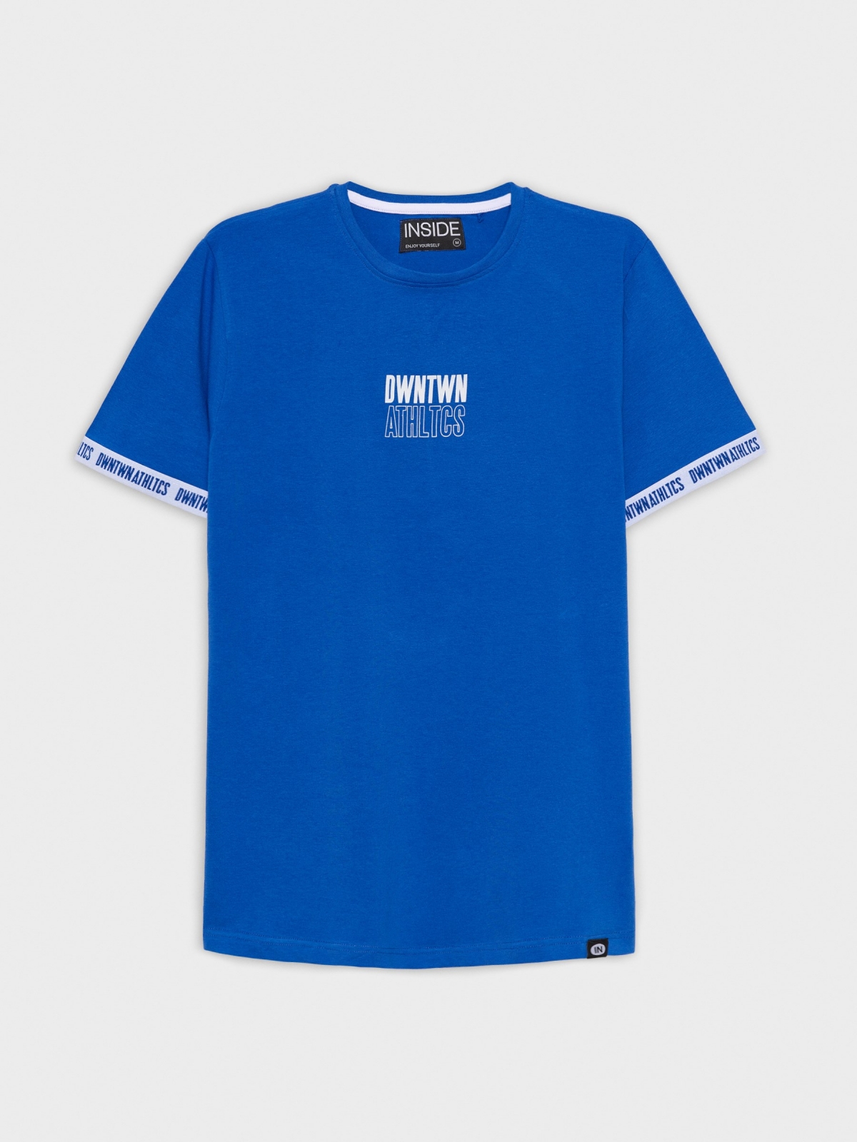  T-shirt ATHLTCS azul eléctrico