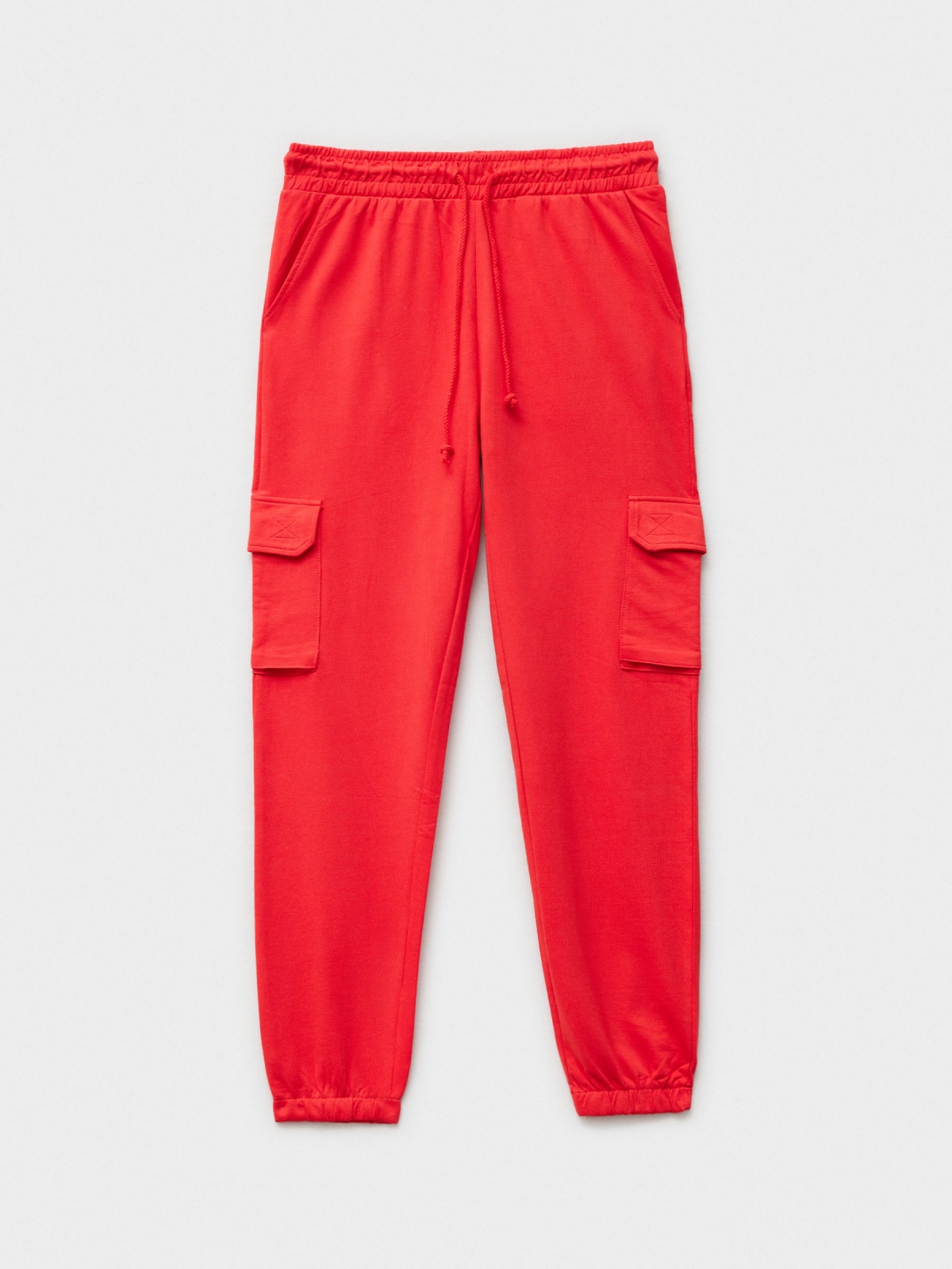  Plush jogger pants orange
