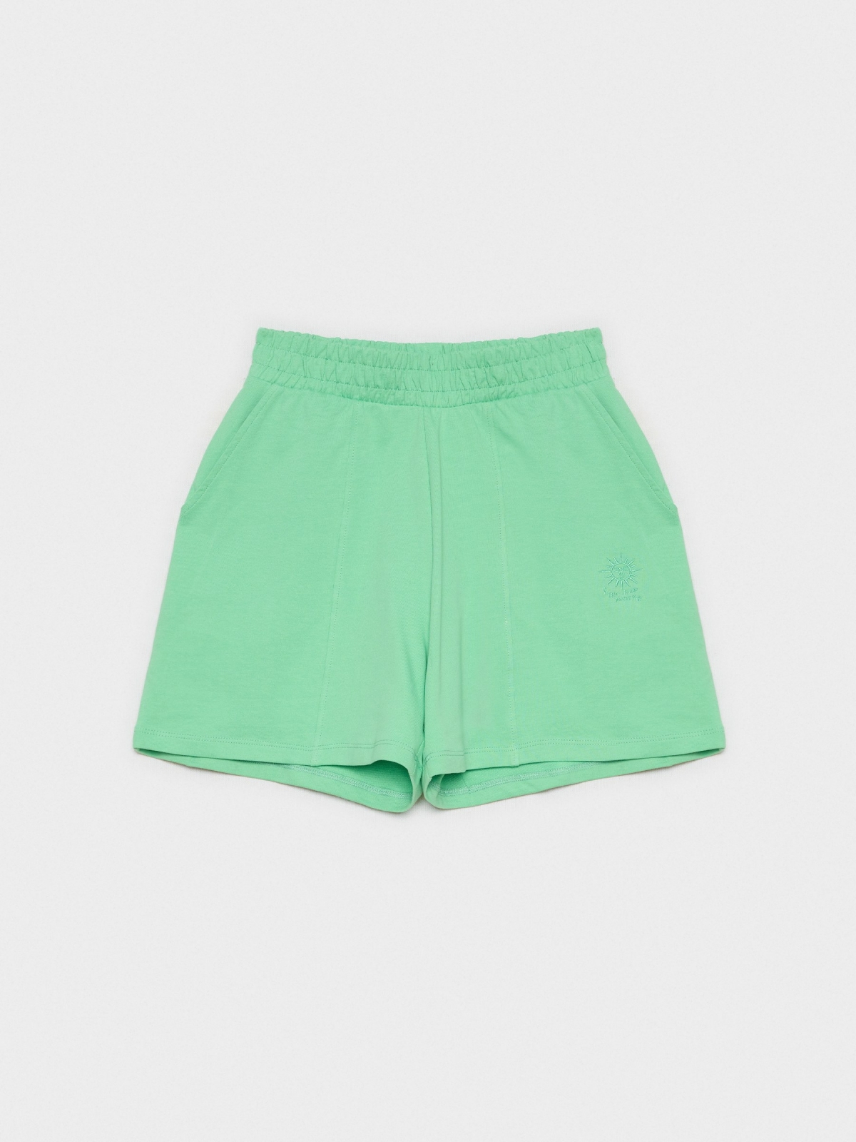  Plush green shorts mint