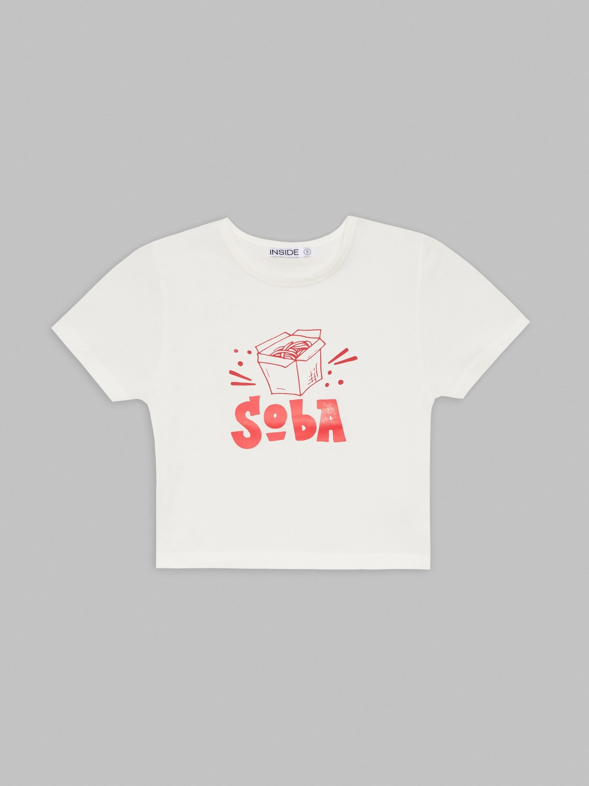 Top crop Soba off white