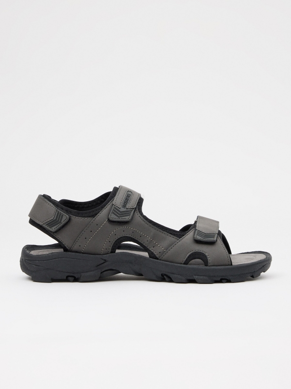Sports sandal with velcro straps