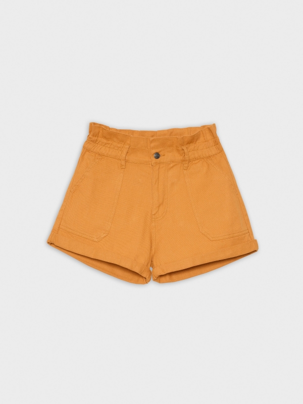  Coloured baggy  shorts ochre