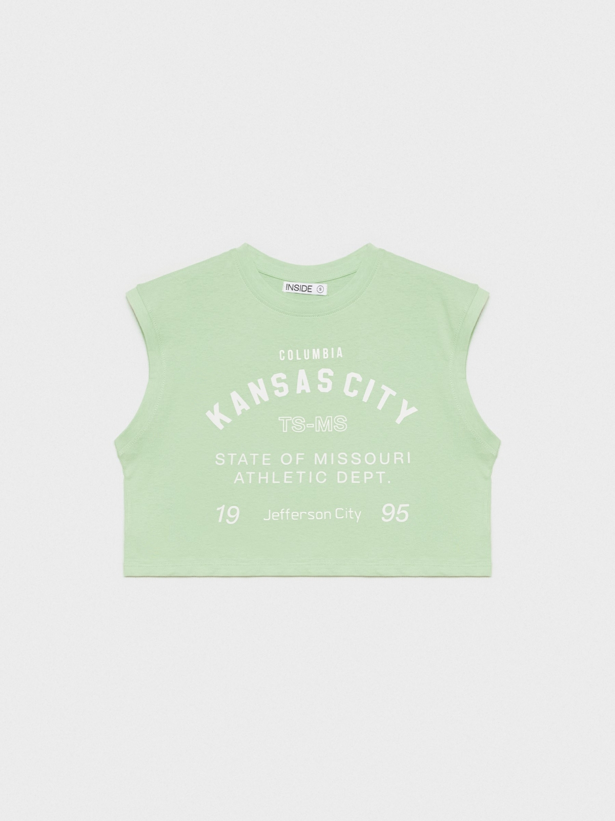  Camiseta Kansas City verde claro