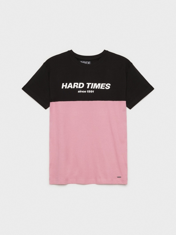  Camiseta Hard Times negro
