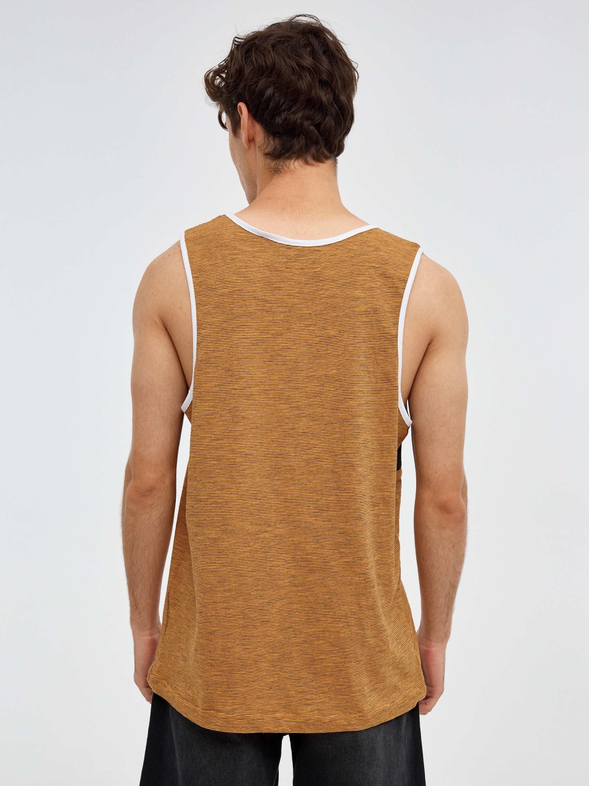 AFTW tank top ochre middle back view