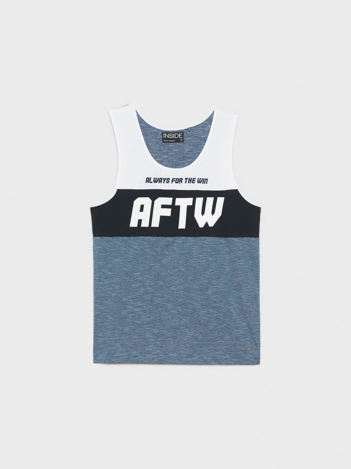  Camiseta de tirantes AFTW azul