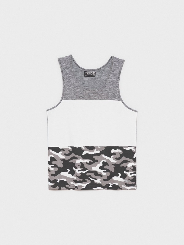  Combined camouflage t-shirt black