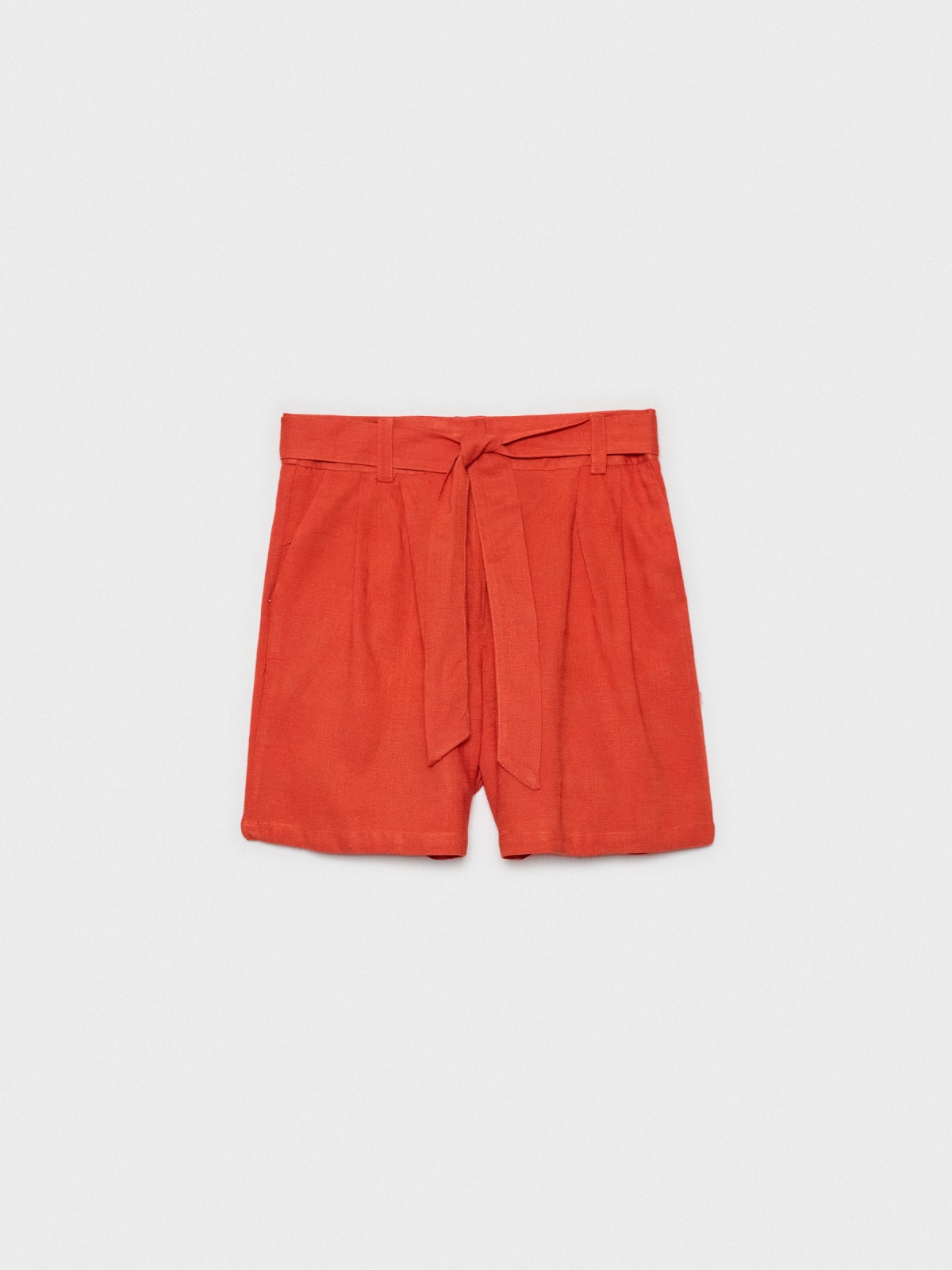  Rustic clamp shorts brick red