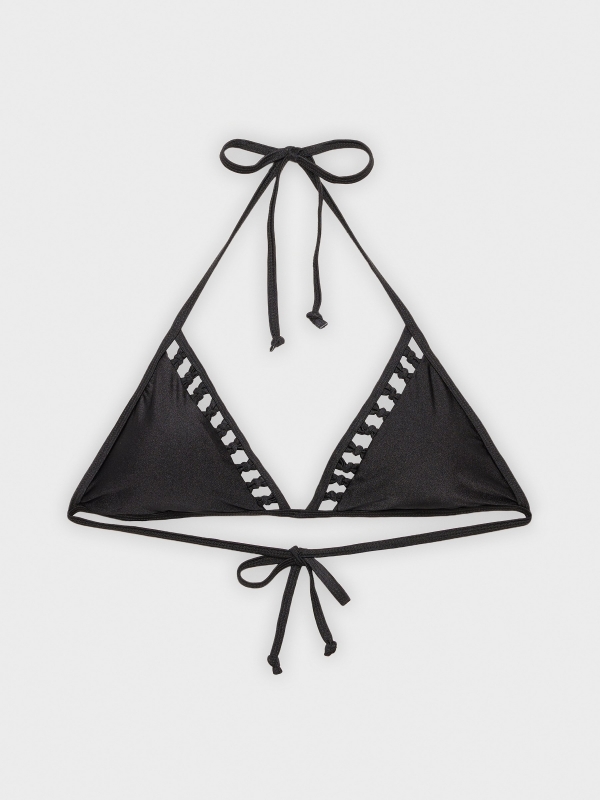  Bikini top with knots black