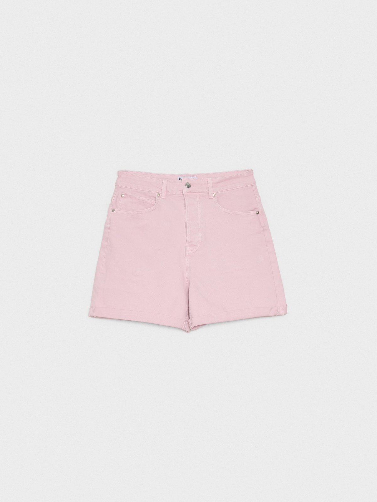  Coloured mom fit shorts sea green