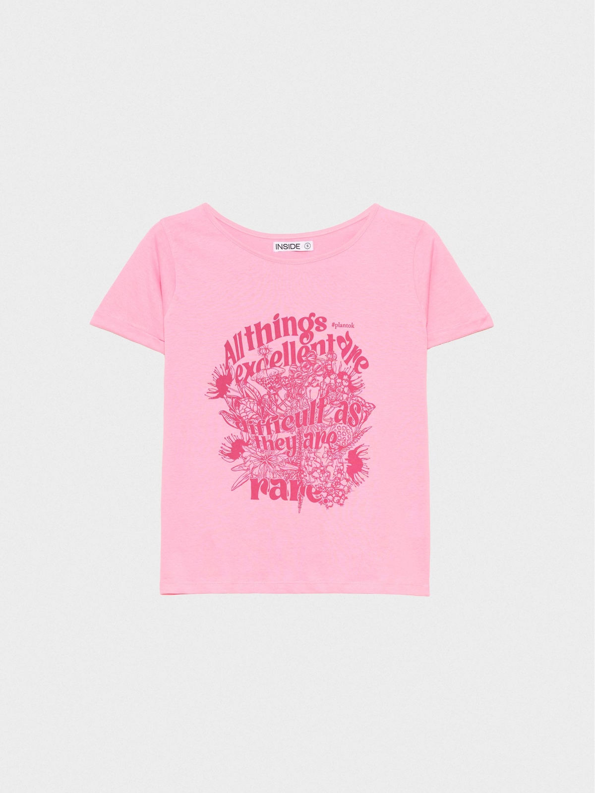 Camiseta All Things Excellent rosa