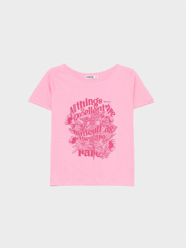  T-shirt All Things Excellent rosa
