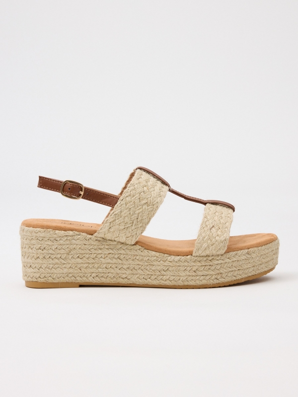 Platforms with combined straps sand