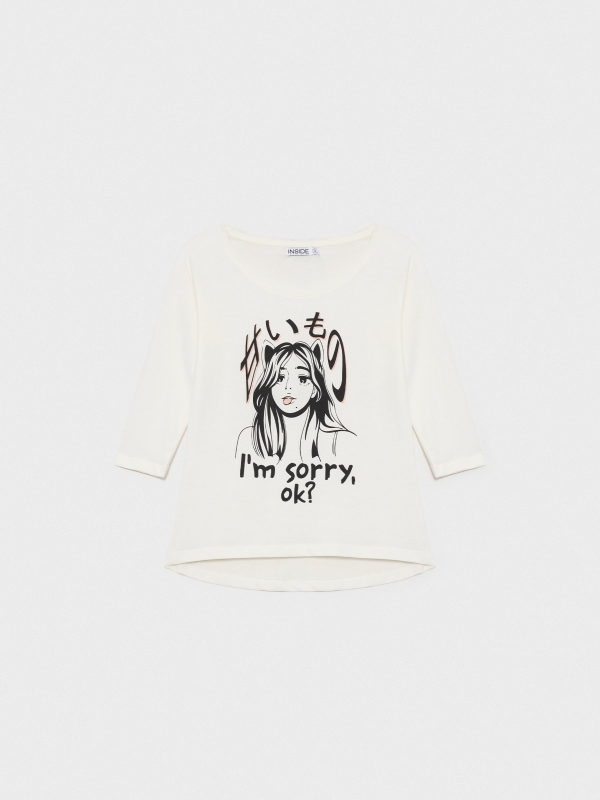  I'm Sorry T-shirt off white