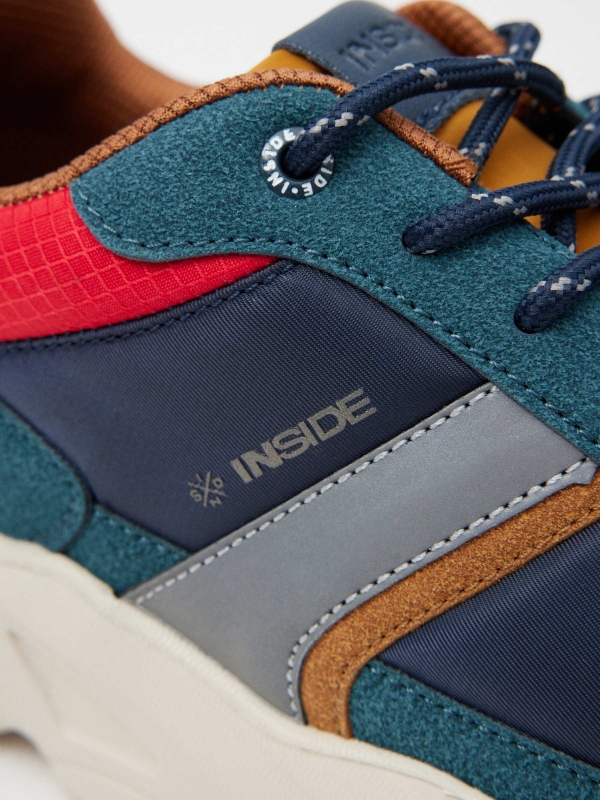 Nylon Air sneakers multicolor detail view