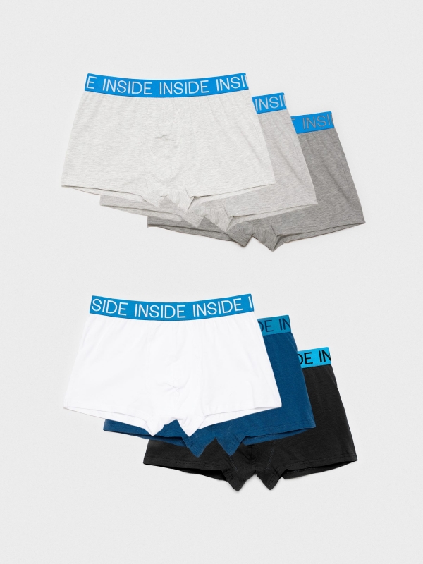 Pack 6 boxers colores