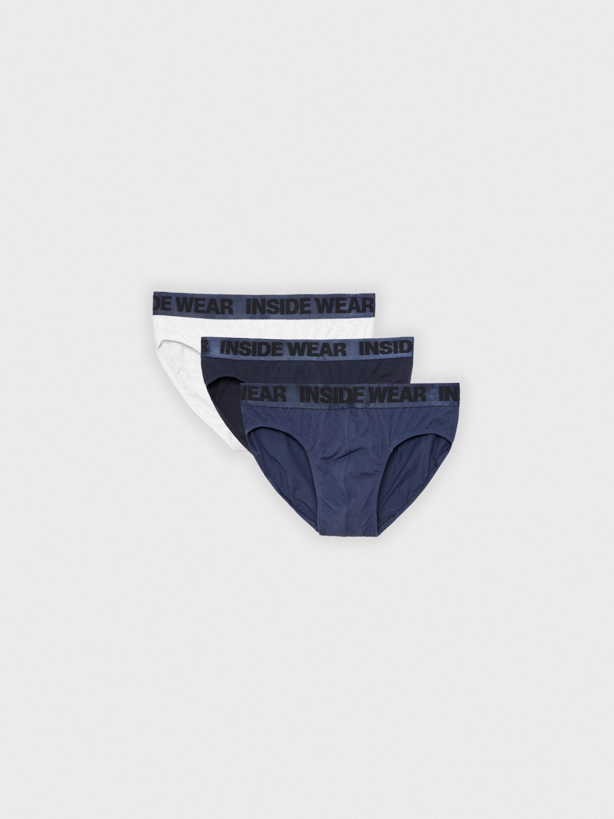 Pack 3 basic briefs multicolor