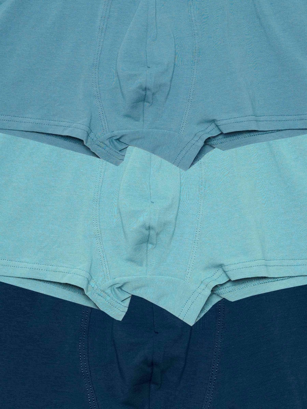Pack 3 boxers tonos azules multicolor vista detalle