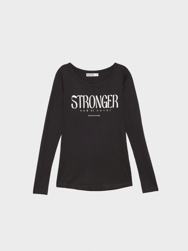  T-shirt Stronger preto