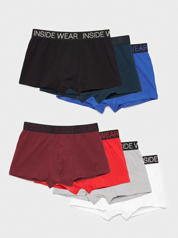 Pack 7 basic boxers
