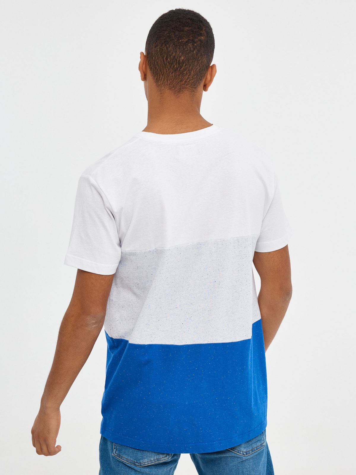 REF LEX IVE T-shirt blue middle back view