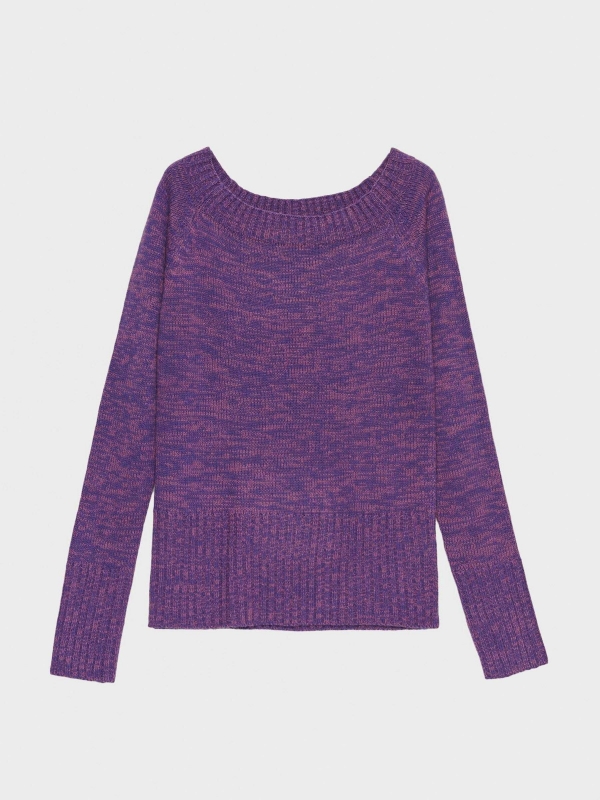  Marbled boat sweater lilac